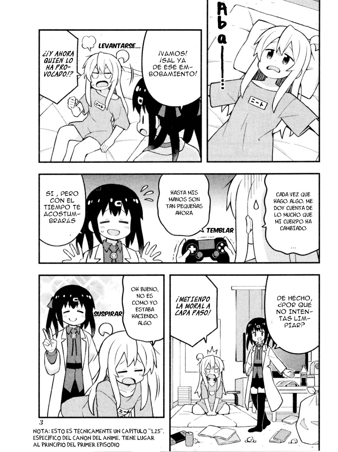 Onii-chan wa Oshimai Capitulo 74.25: Cómic complementario de Blu-Ray Box Volumen 1 página 3