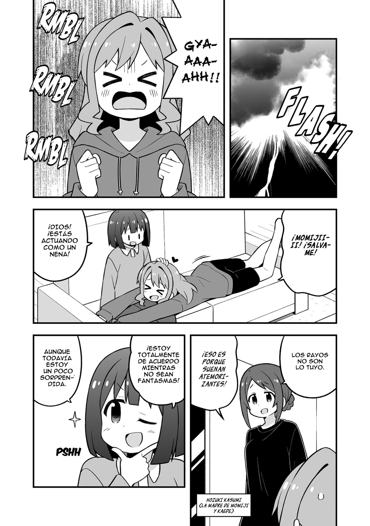 Onii-chan wa Oshimai Capitulo 74.5: todos y el corte de energia página 3