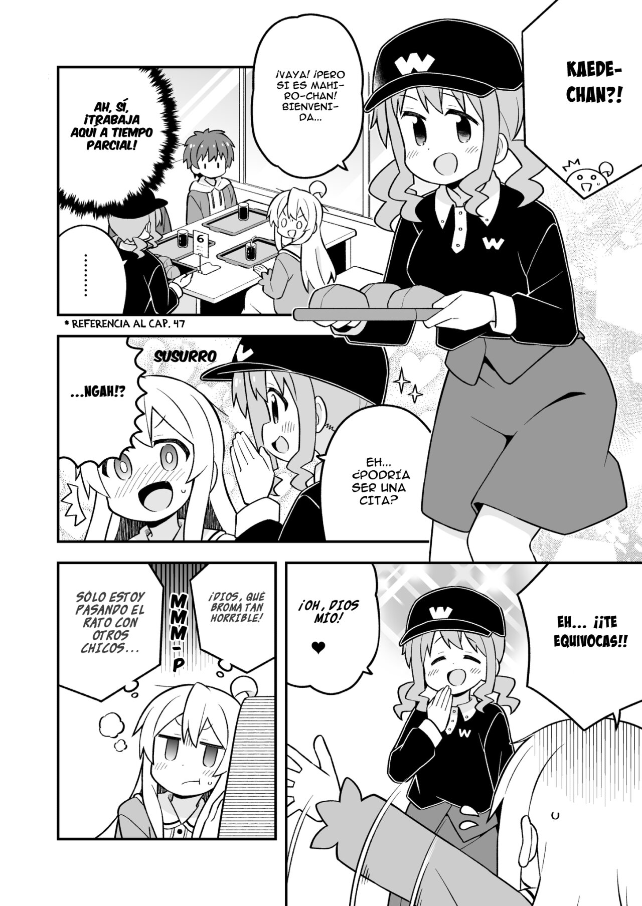 Onii-chan wa Oshimai Capitulo 75: Mahiro la mujer diabolica página 12