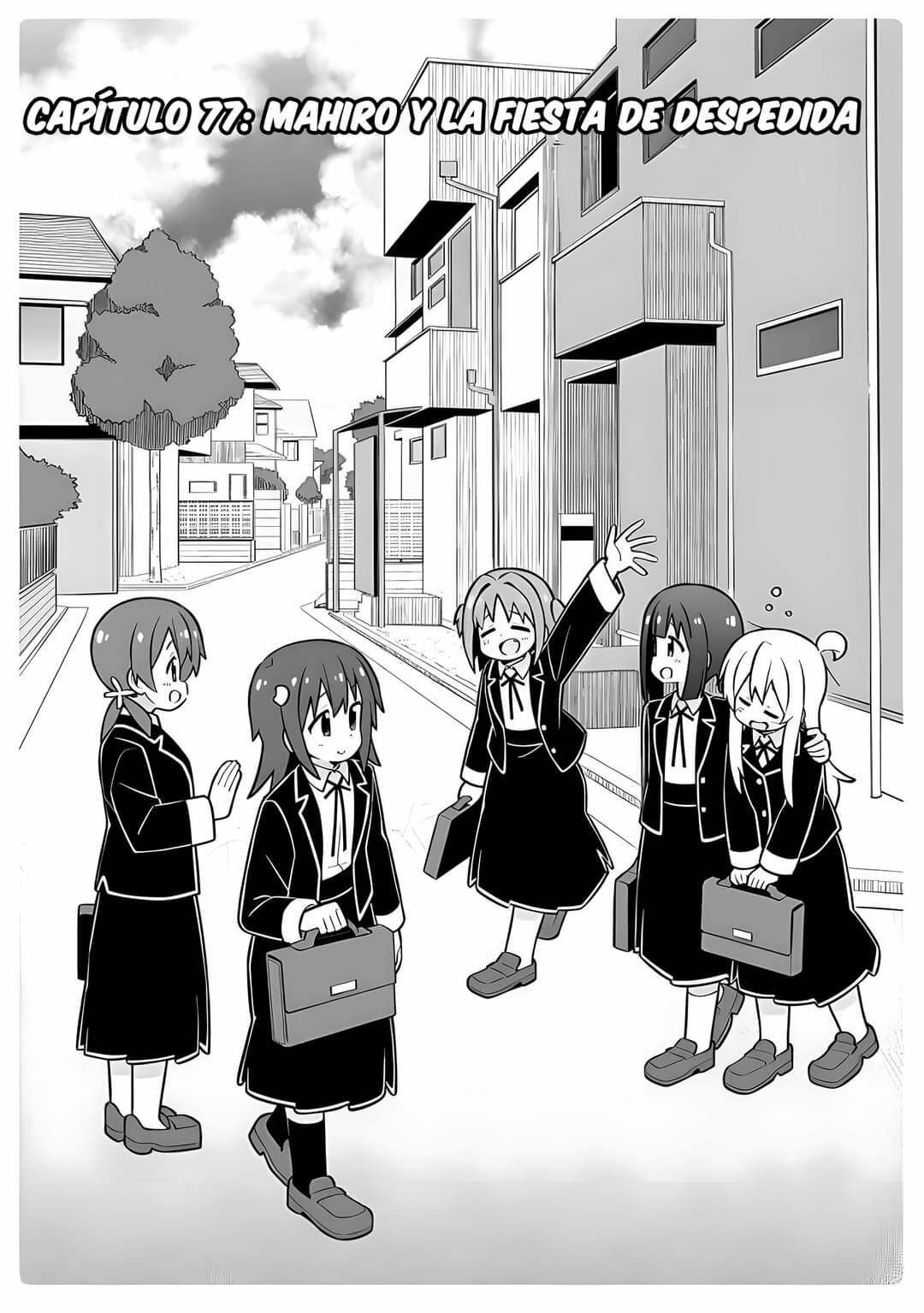 Onii-chan wa Oshimai Capitulo 77: Mahiro y la fiesta de despedida página 3
