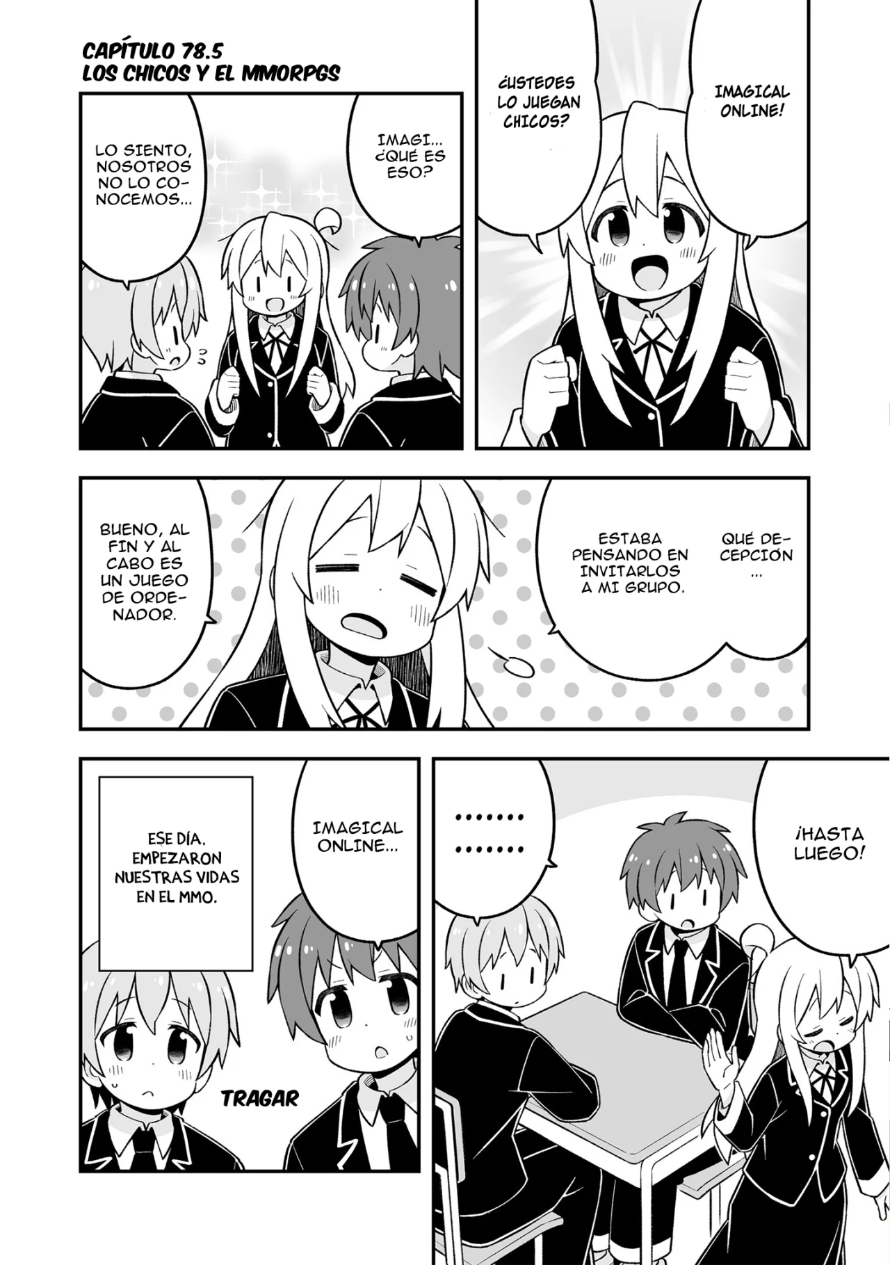 Onii-chan wa Oshimai Capitulo 78.5: LOS CHICOS Y EL MMORPGS página 2