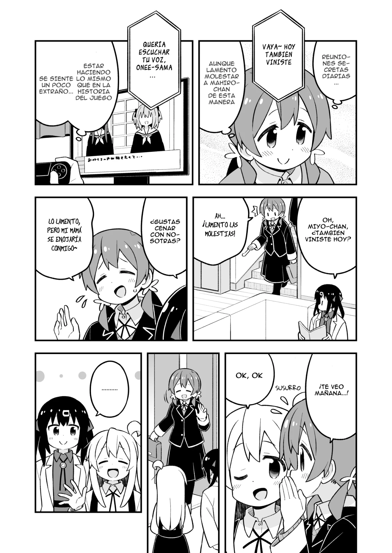Onii-chan wa Oshimai Capitulo 80: Capitulo 80: Mahiro y la reunión secreta página 10