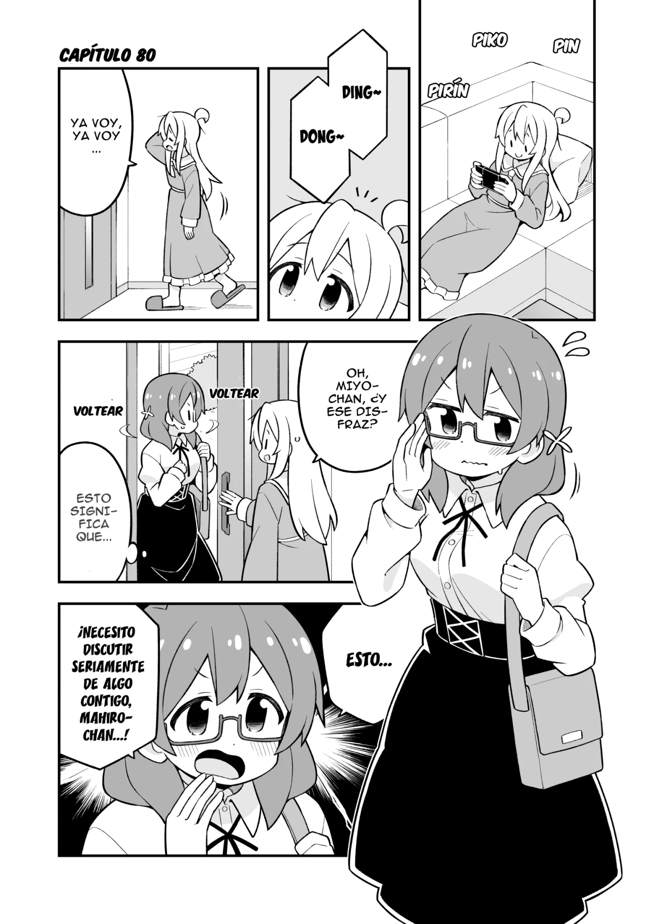 Onii-chan wa Oshimai Capitulo 80: Capitulo 80: Mahiro y la reunión secreta página 3