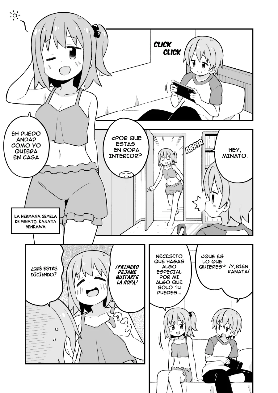 Onii-chan wa Oshimai Capitulo 81.5: La aventura de Minato-kun página 3