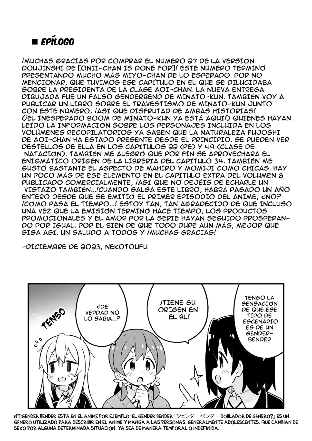 Onii-chan wa Oshimai Capitulo 81.55: La nueva creacion página 6
