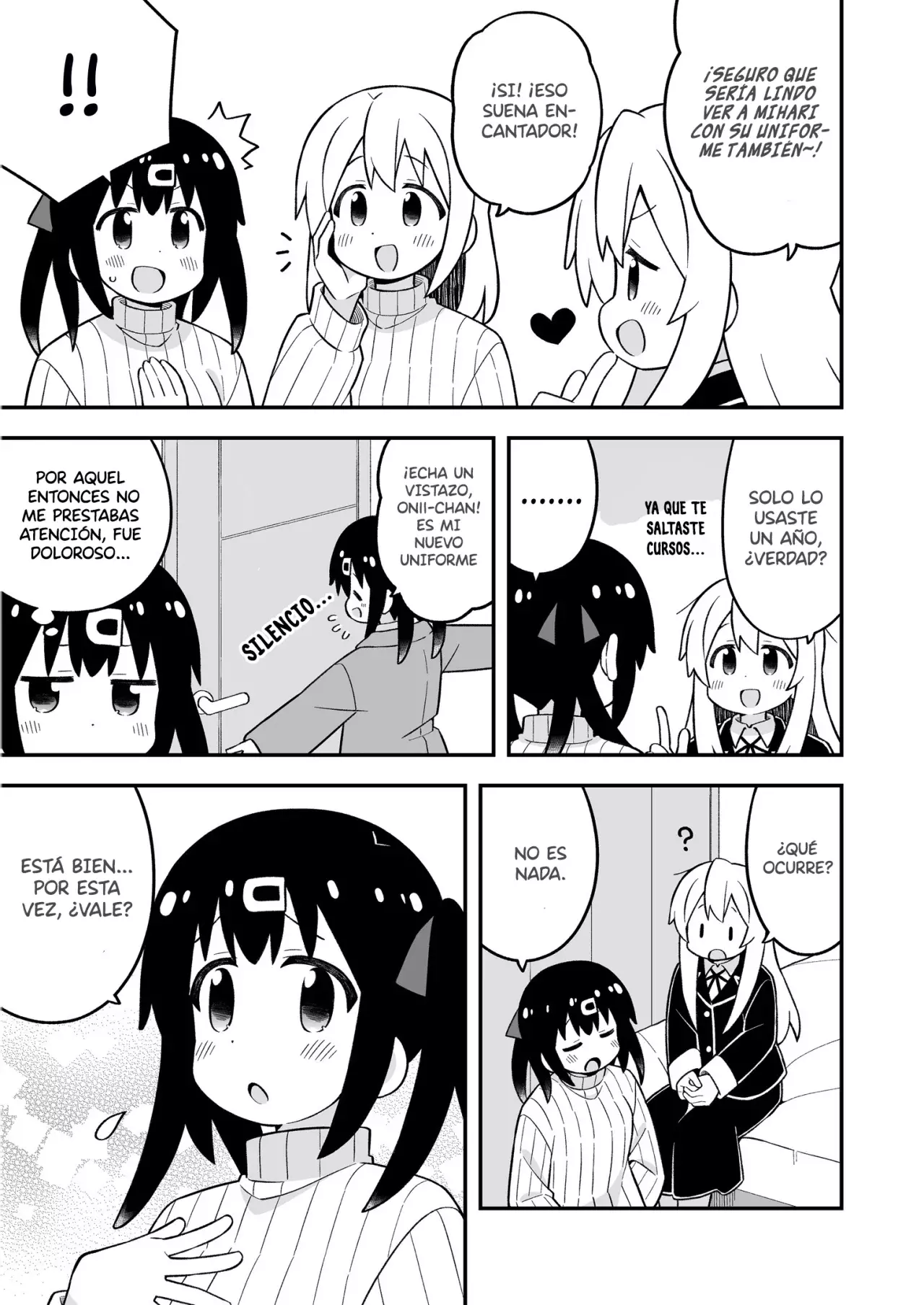 Onii-chan wa Oshimai Capitulo 88.5: Un tenso reencuentro con Mahiro (Parte 2.5) página 3