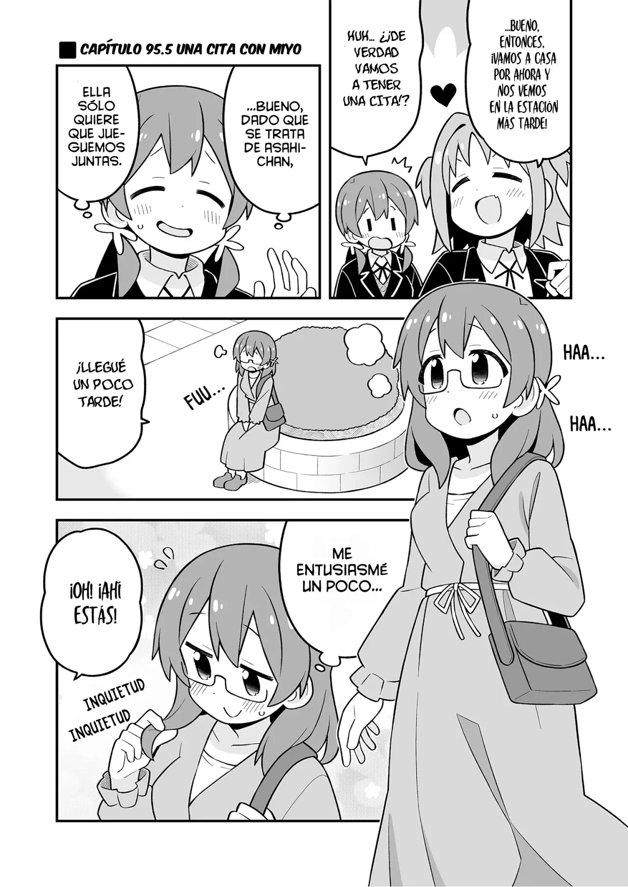 Onii-chan wa Oshimai Capitulo 95.4: UNA CITA CON MIYO página 2