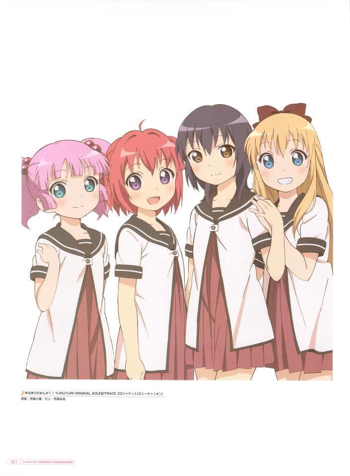 Yuru Yuri Capitulo 0.02: Tv Ilustration página 32