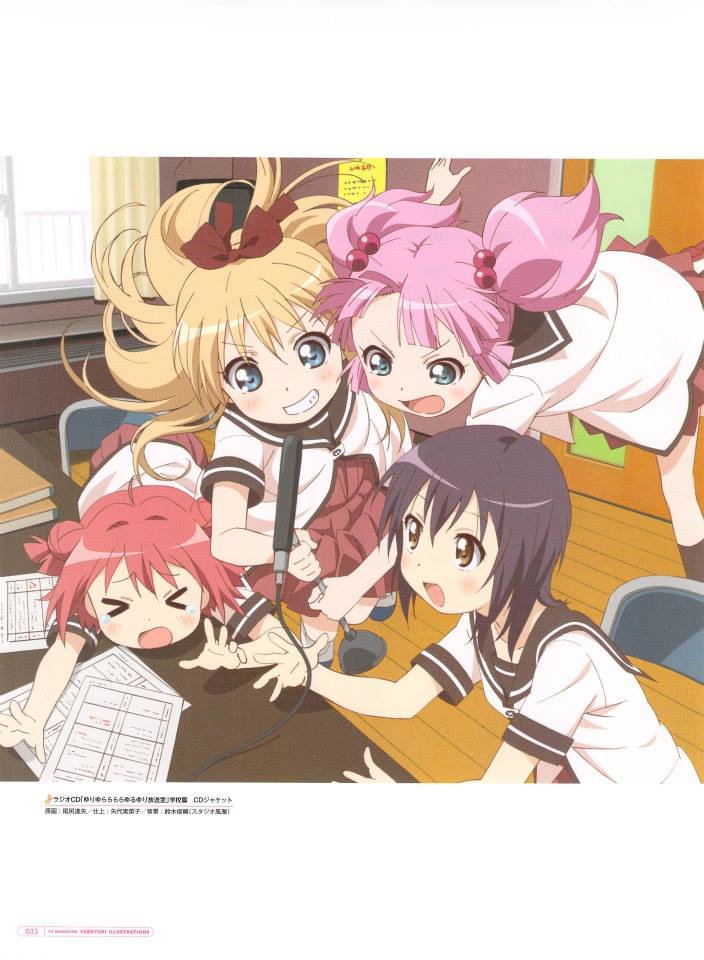 Yuru Yuri Capitulo 0.02: Tv Ilustration página 34