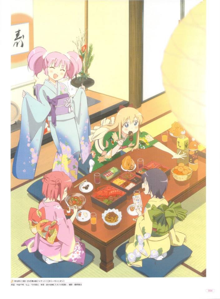 Yuru Yuri Capitulo 0.02: Tv Ilustration página 55