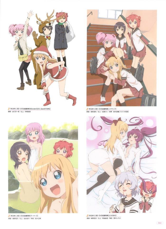 Yuru Yuri Capitulo 0.02: Tv Ilustration página 63