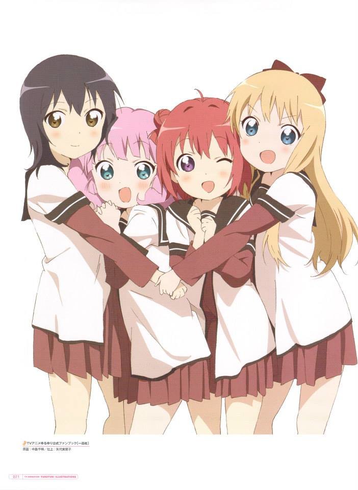 Yuru Yuri Capitulo 0.02: Tv Ilustration página 74