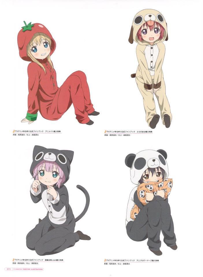 Yuru Yuri Capitulo 0.02: Tv Ilustration página 76