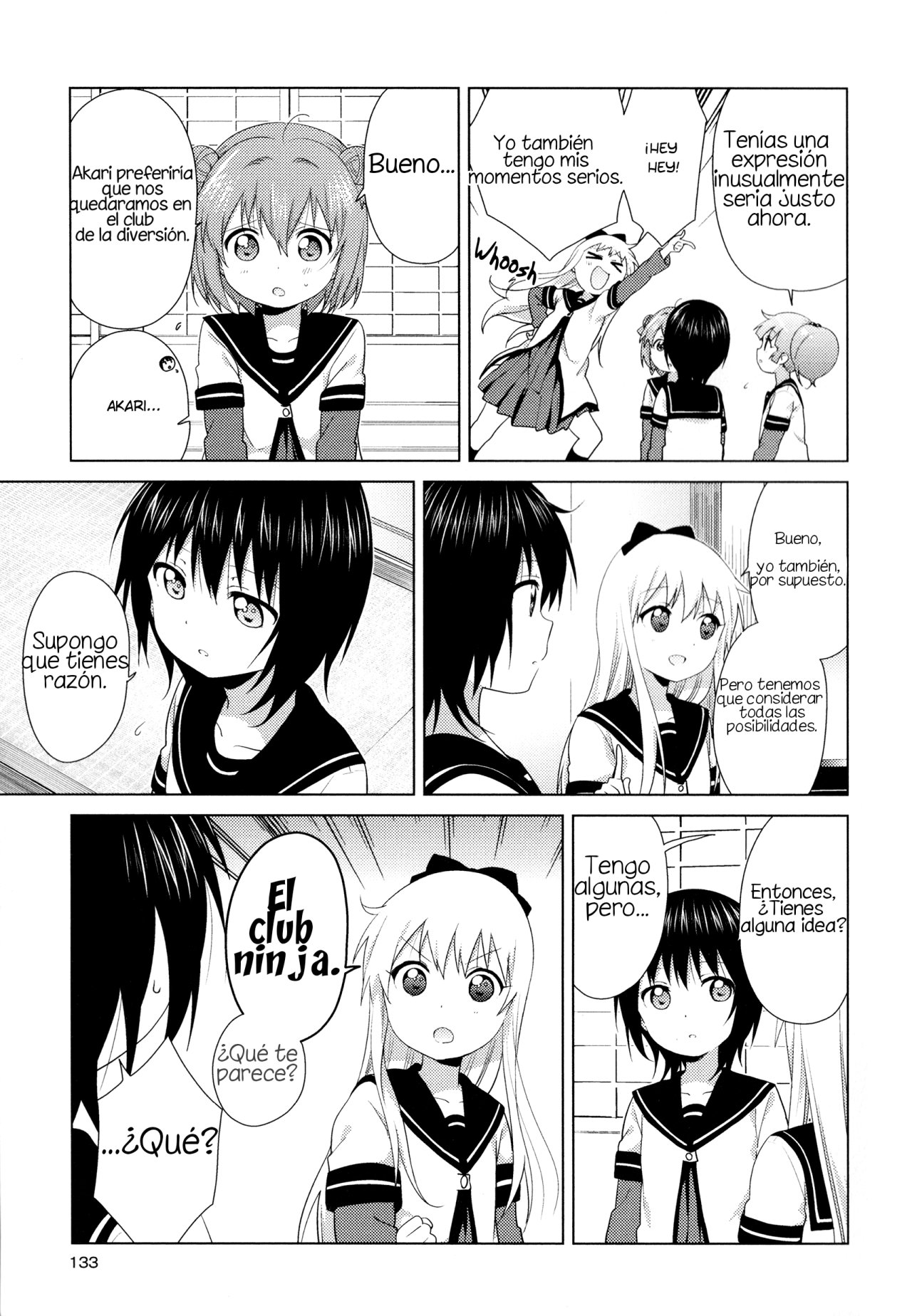 Yuru Yuri Capitulo 108: La nueva era del Club de la Diversión página 3