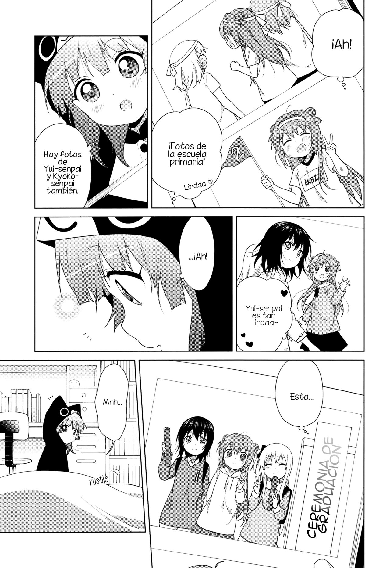 Yuru Yuri Capitulo 110: Graduación, entonces. página 3