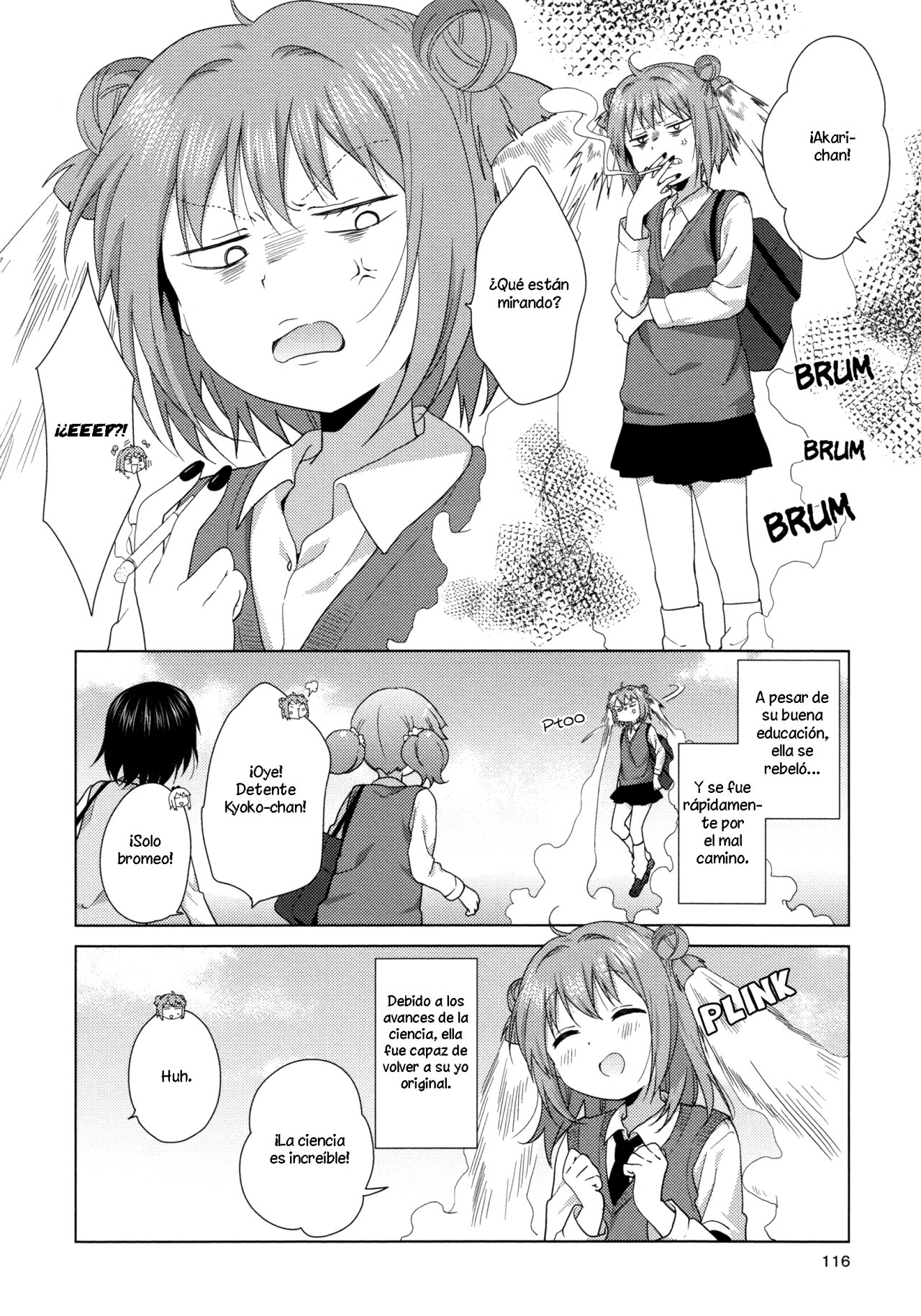 Yuru Yuri Capitulo 116: Si estuviéramos en preparatoria. página 10