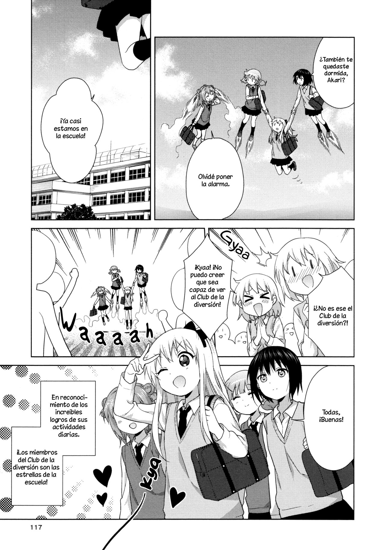 Yuru Yuri Capitulo 116: Si estuviéramos en preparatoria. página 11