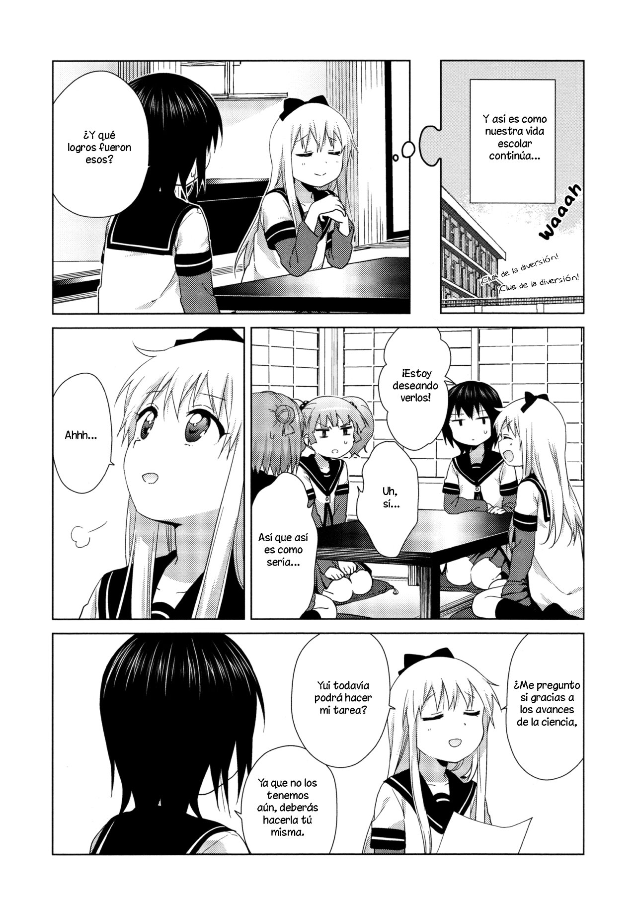 Yuru Yuri Capitulo 116: Si estuviéramos en preparatoria. página 12