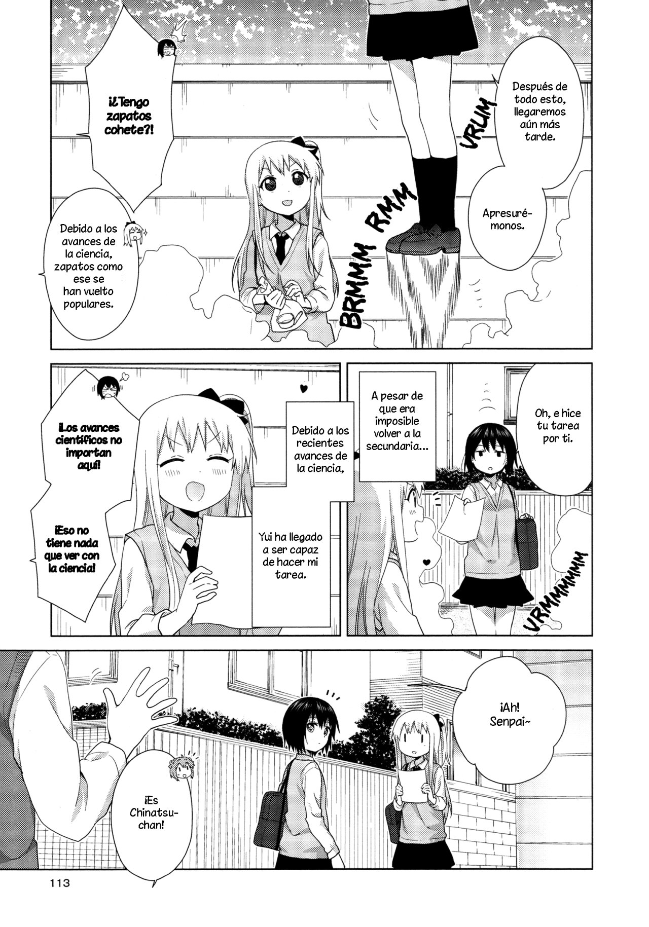 Yuru Yuri Capitulo 116: Si estuviéramos en preparatoria. página 7