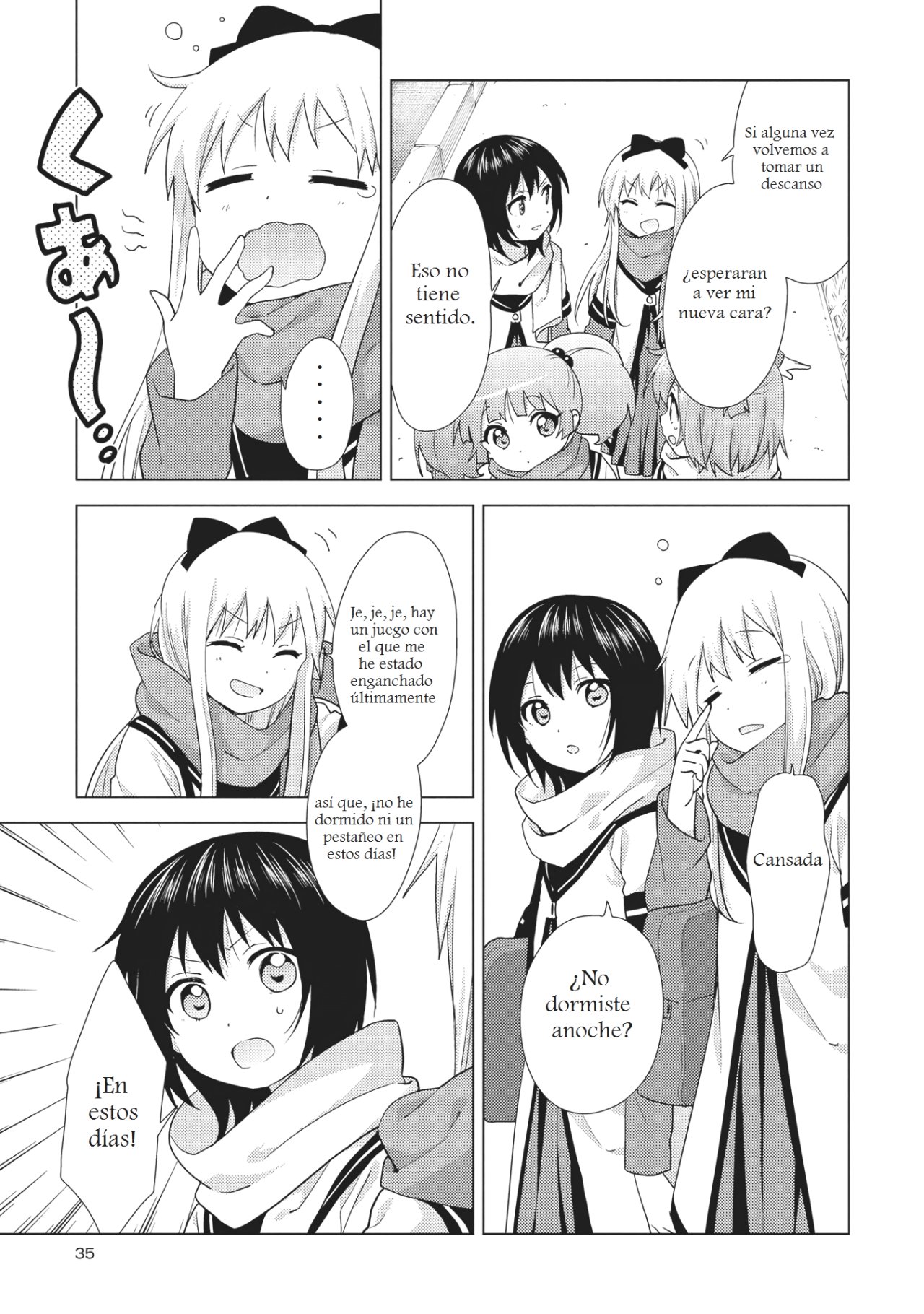 Yuru Yuri Capitulo 131: La falta de sueño tiene la culpa página 3