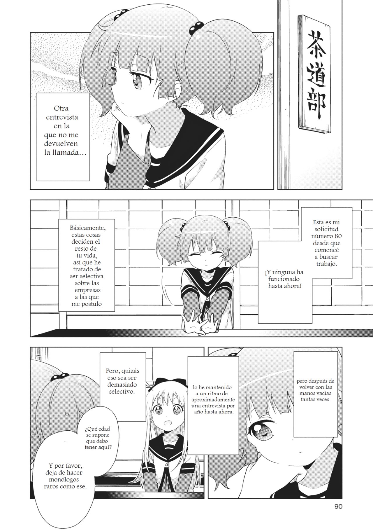 Yuru Yuri Capitulo 135: Buscando trabajo en casa página 2