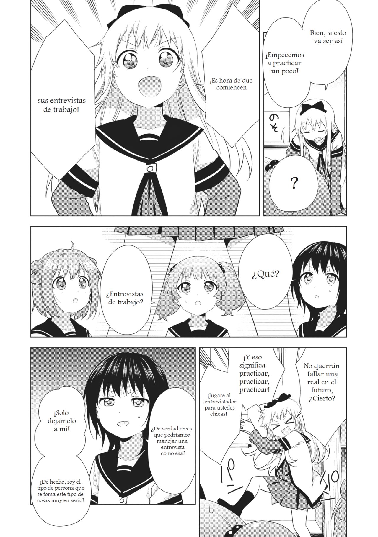 Yuru Yuri Capitulo 135: Buscando trabajo en casa página 4