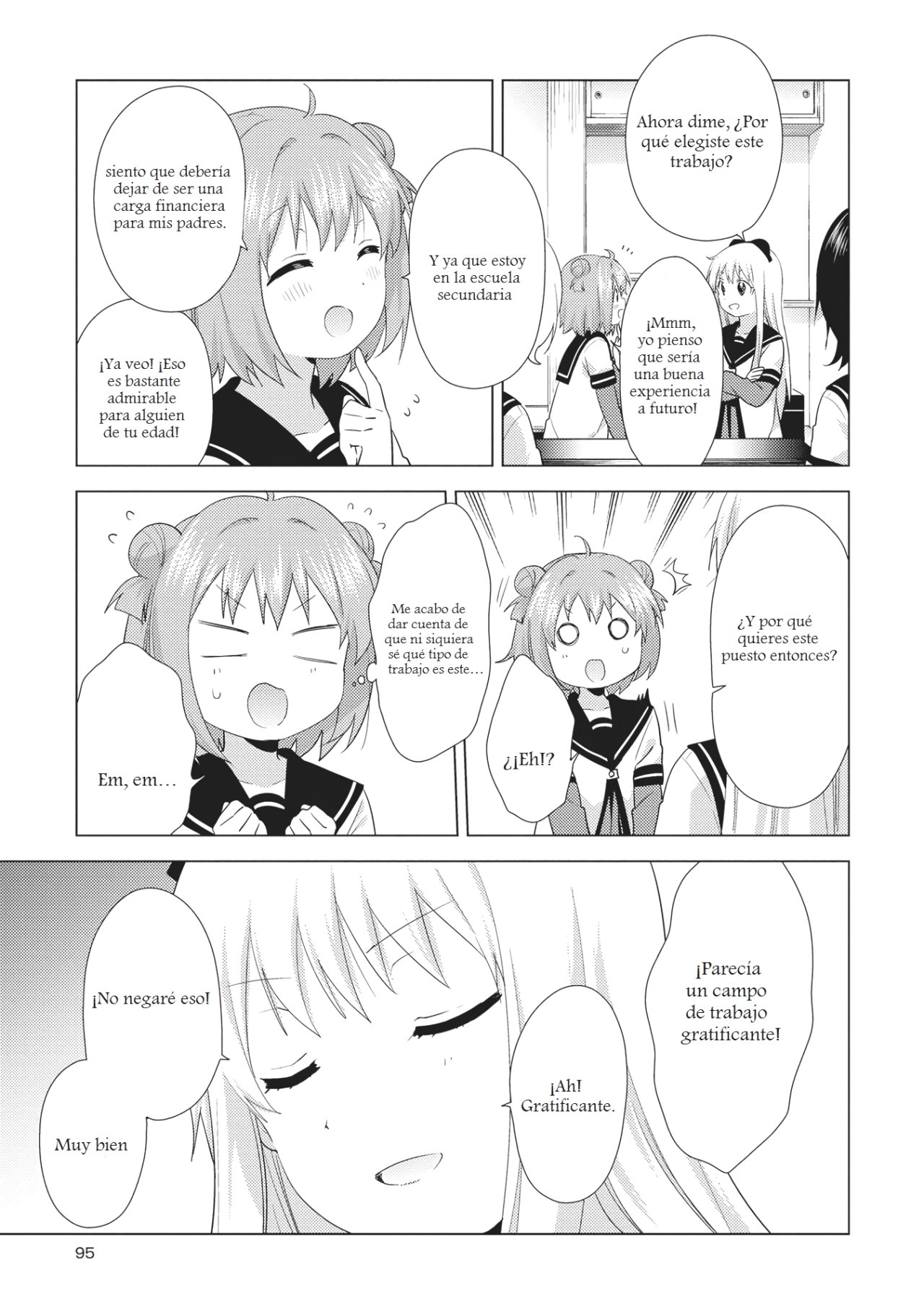 Yuru Yuri Capitulo 135: Buscando trabajo en casa página 7