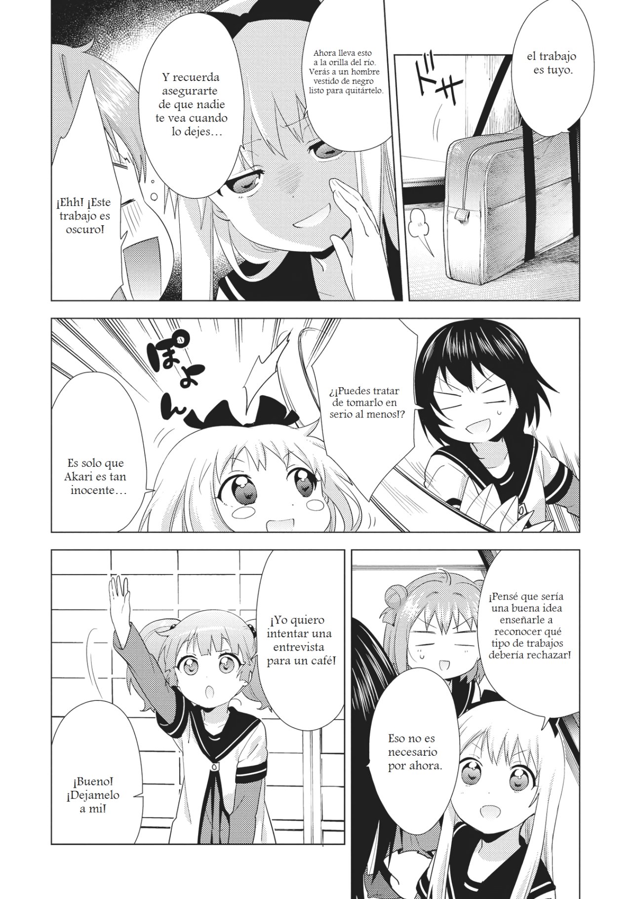 Yuru Yuri Capitulo 135: Buscando trabajo en casa página 8