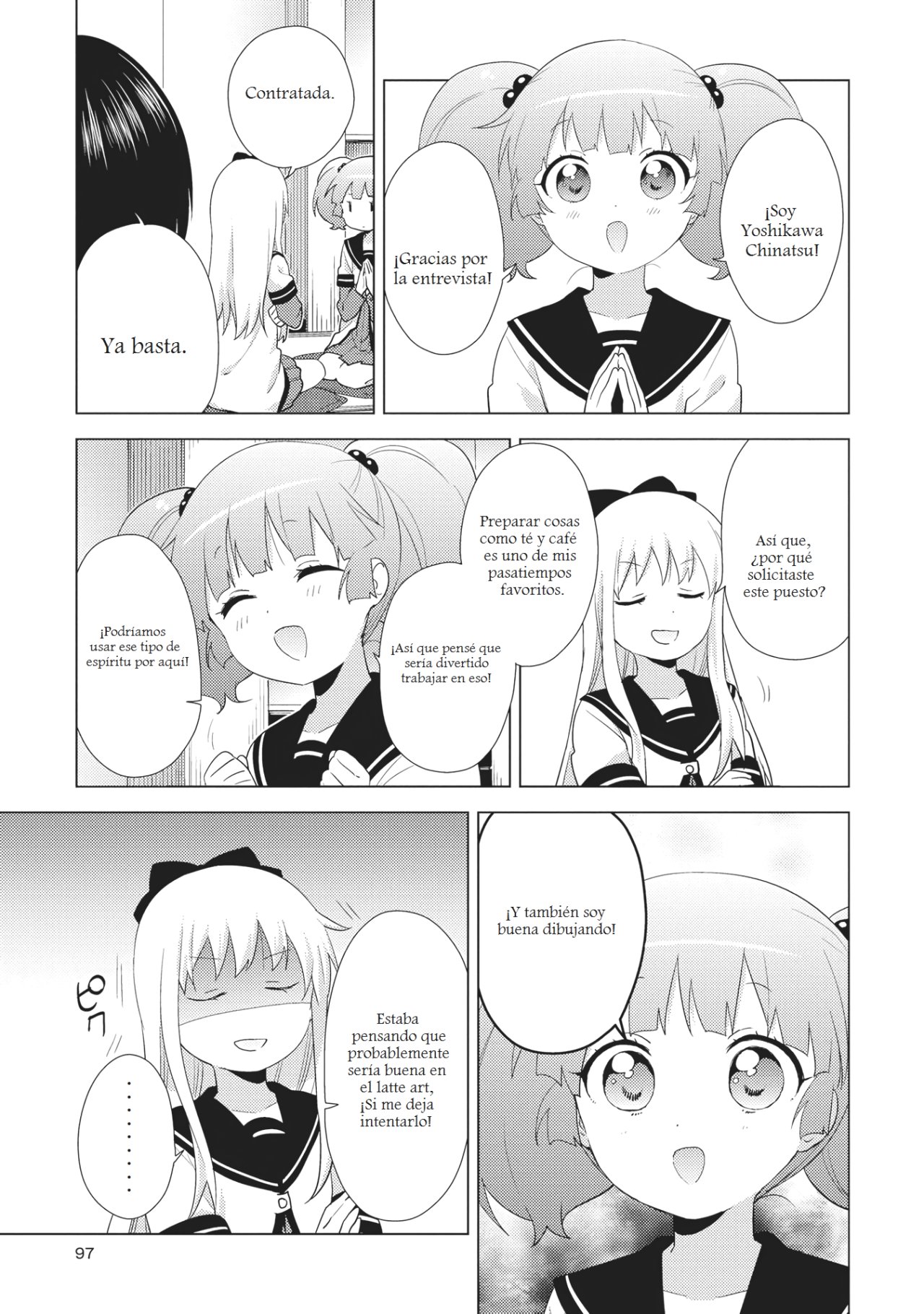 Yuru Yuri Capitulo 135: Buscando trabajo en casa página 9