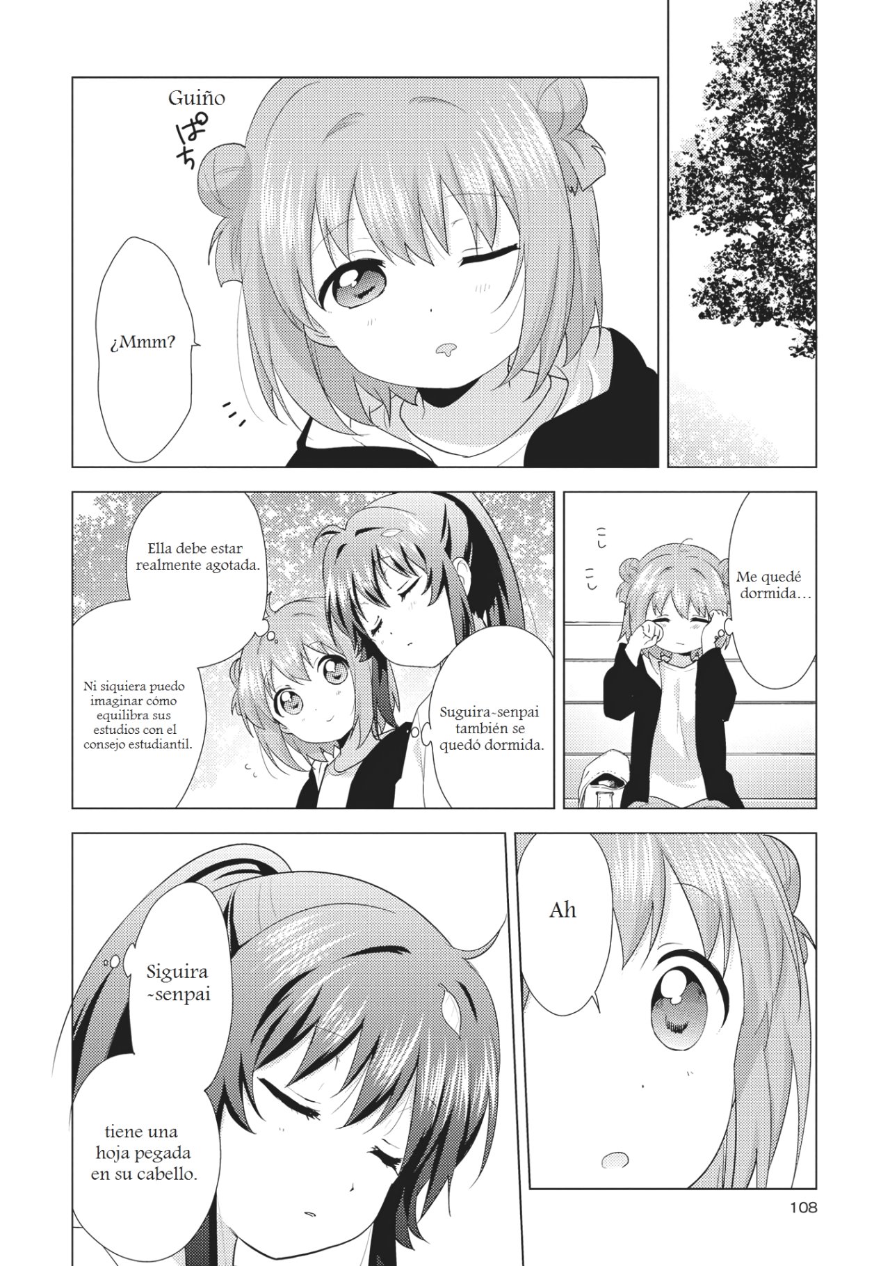 Yuru Yuri Capitulo 136: Relevo al dormir página 6