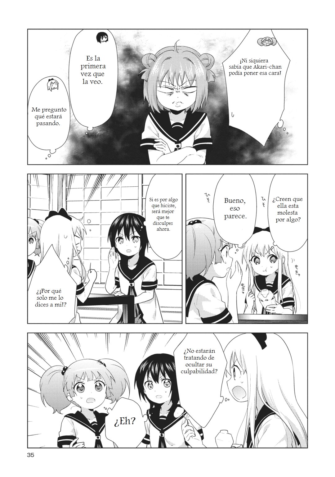 Yuru Yuri Capitulo 141: Estás enojada? página 3