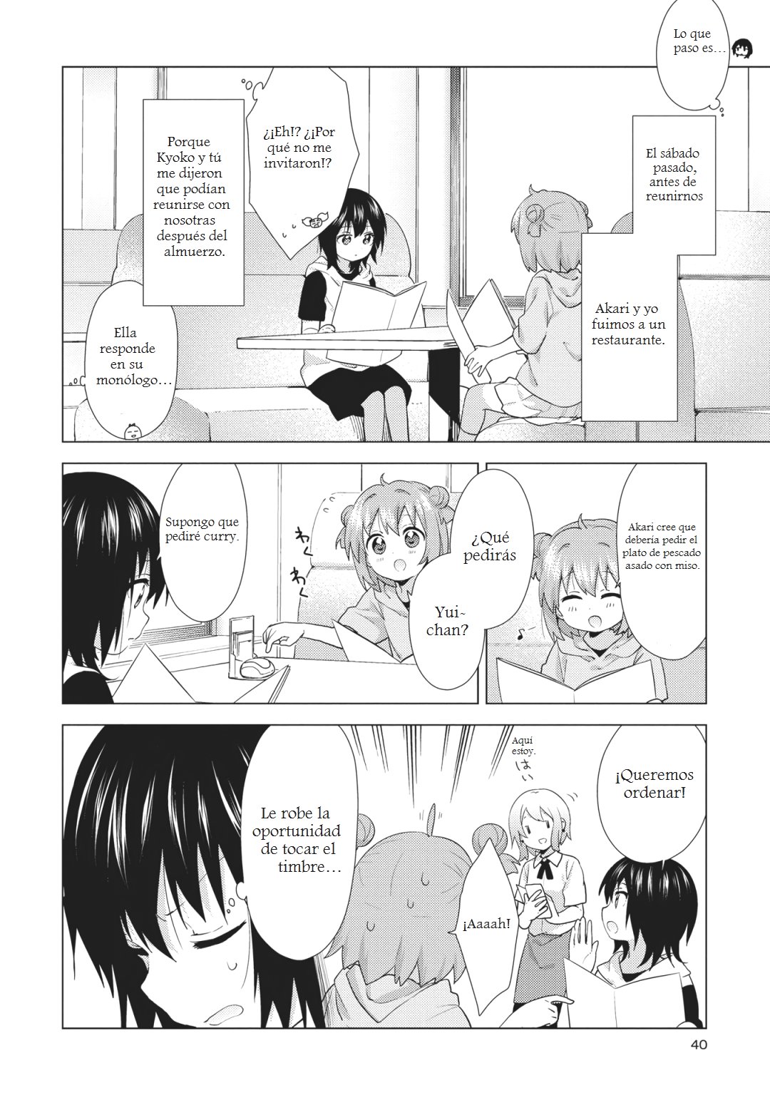 Yuru Yuri Capitulo 141: Estás enojada? página 8