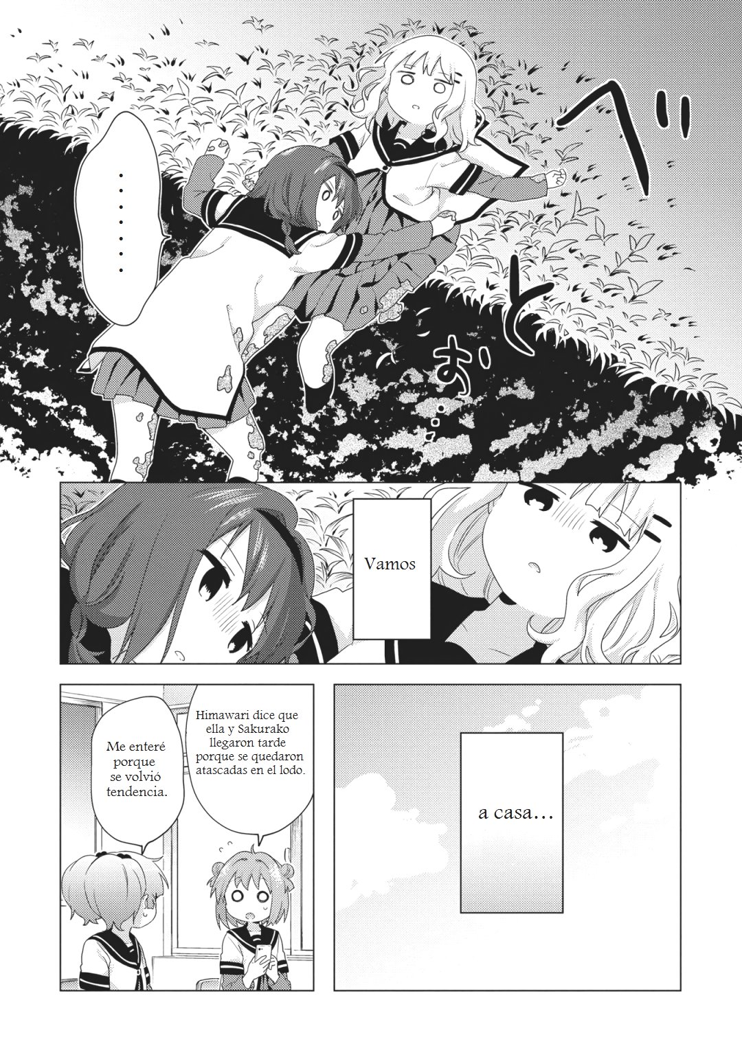 Yuru Yuri Capitulo 145: Te dejaré y seguiré adelante página 12