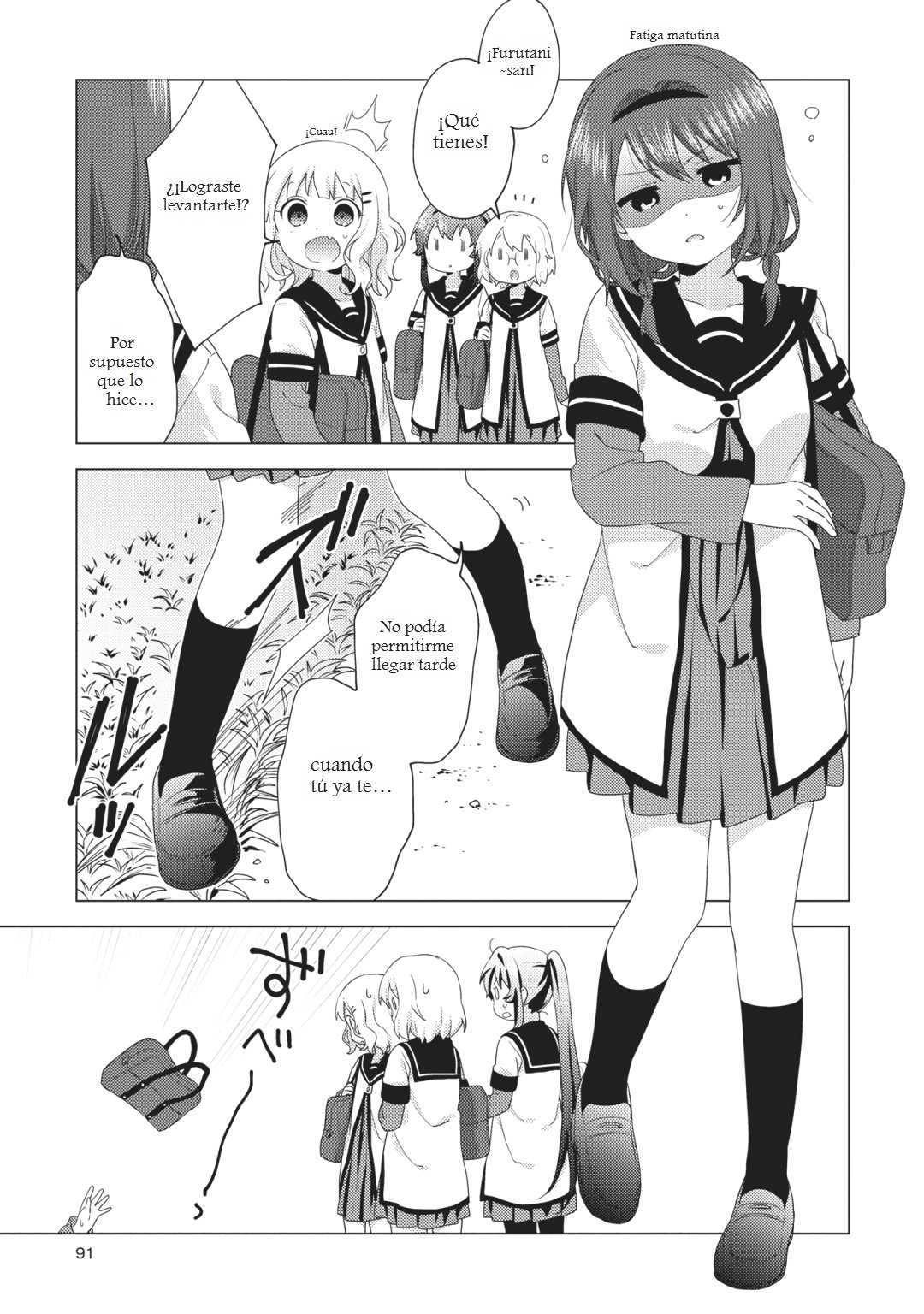 Yuru Yuri Capitulo 145: Te dejaré y seguiré adelante página 3