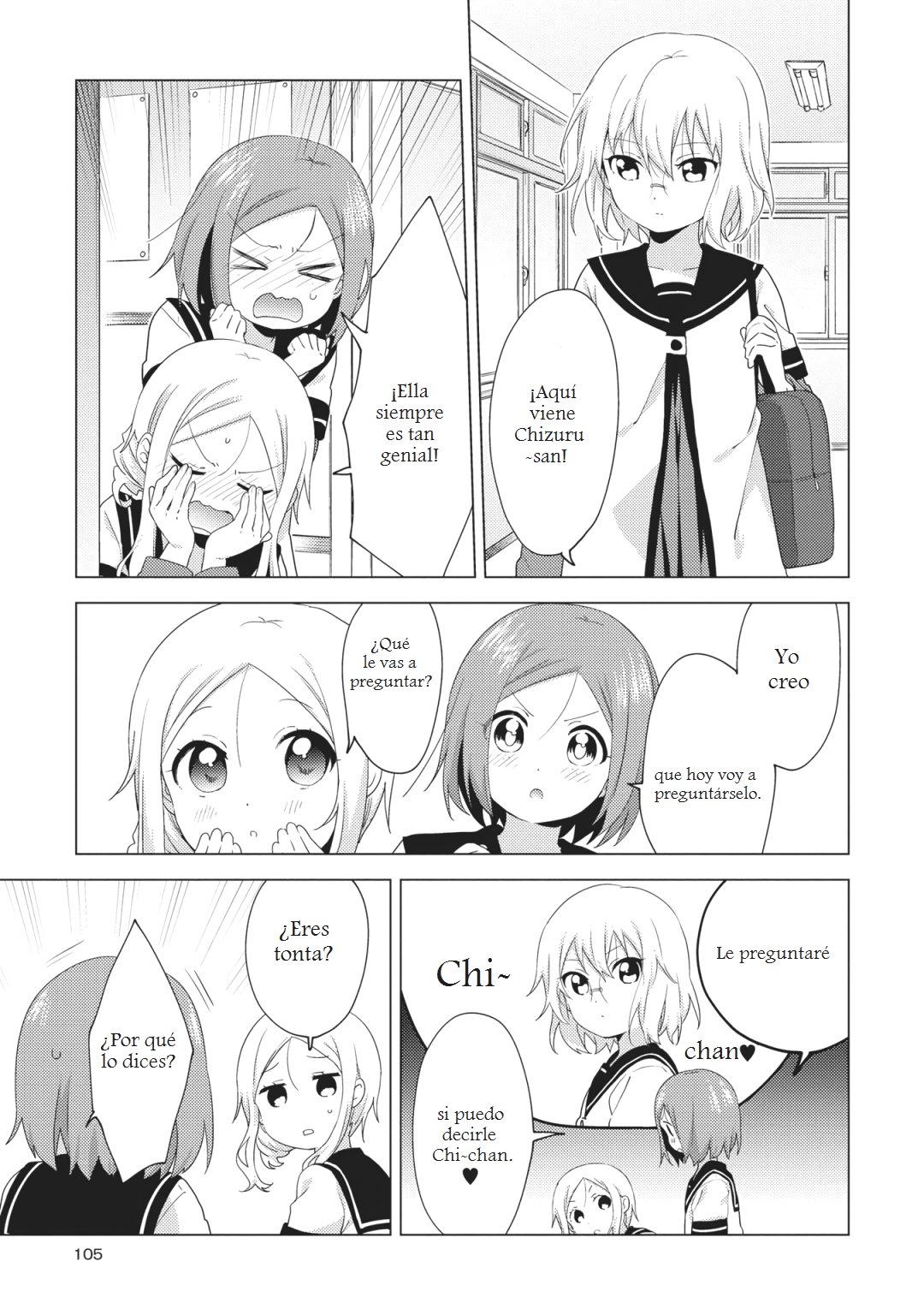 Yuru Yuri Capitulo 146: Las chicas ruidosas de la mañana página 3
