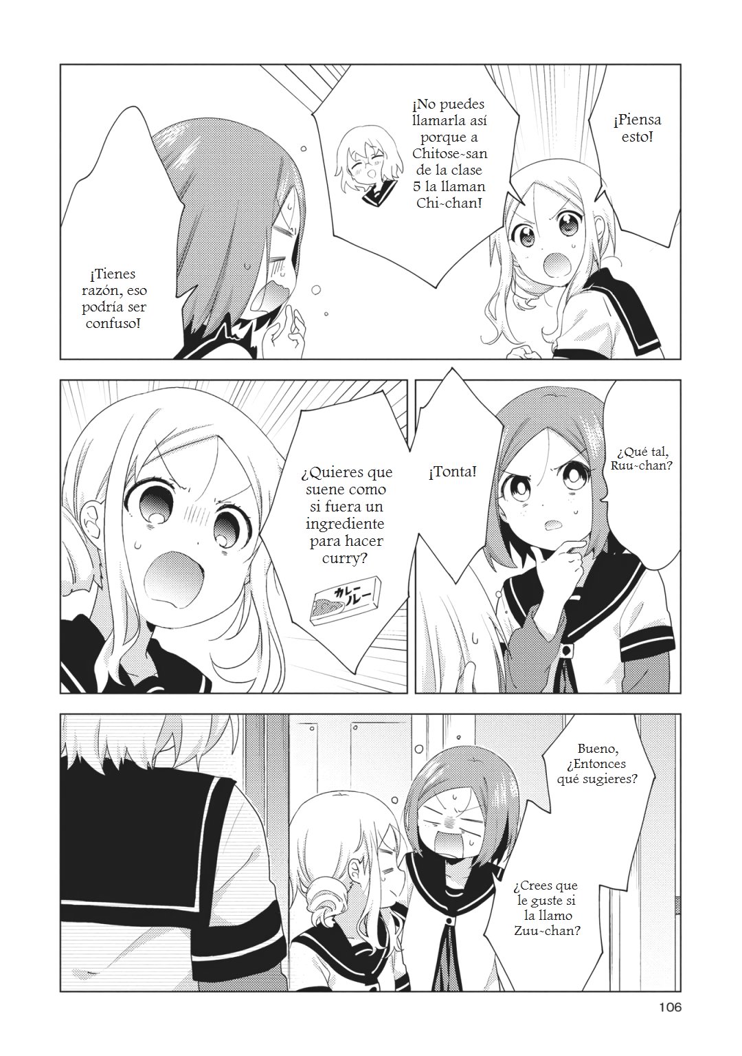 Yuru Yuri Capitulo 146: Las chicas ruidosas de la mañana página 4