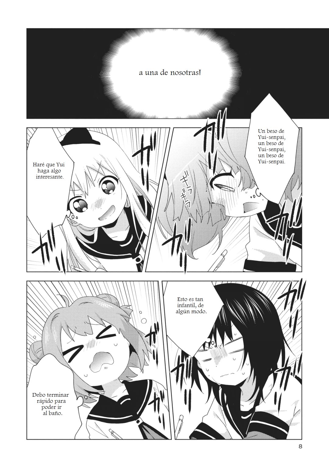 Yuru Yuri Capitulo 149: ¡Estrategia para arrasar con la tarea! página 6