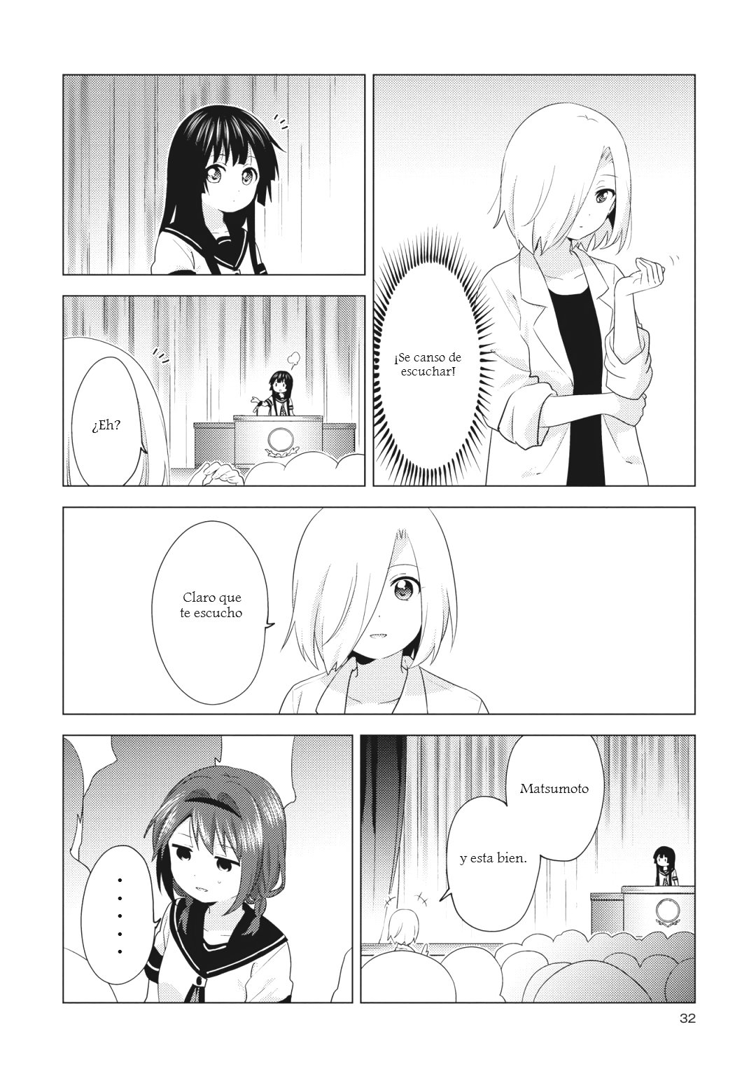 Yuru Yuri Capitulo 160: Todos asisten a la asamblea escolar página 10
