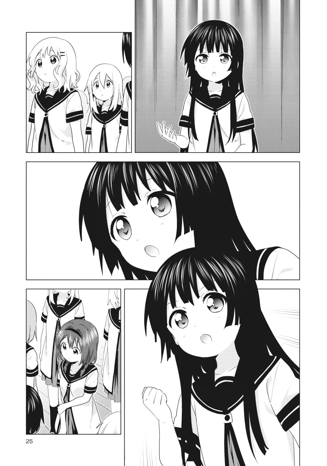 Yuru Yuri Capitulo 160: Todos asisten a la asamblea escolar página 3