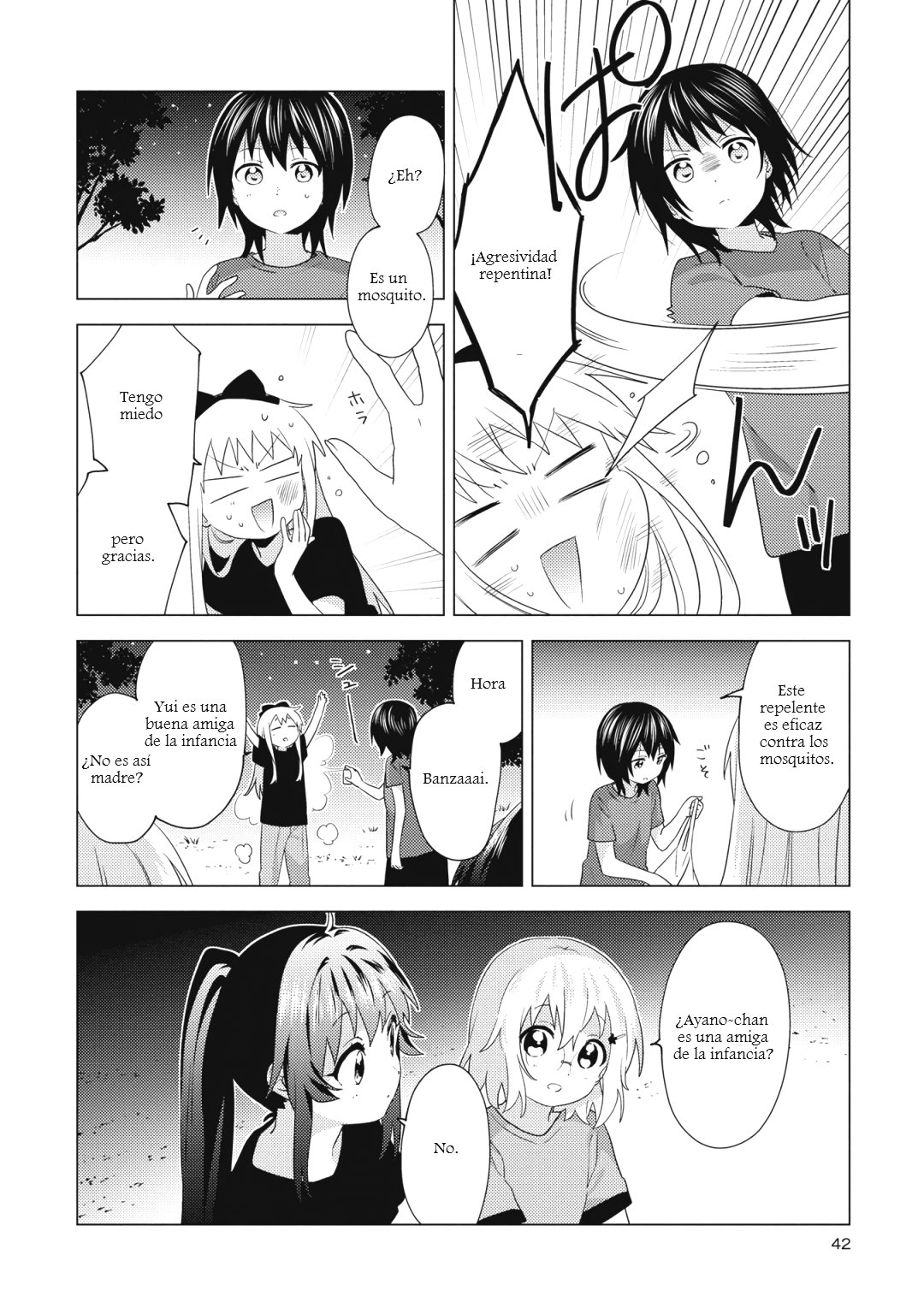 Yuru Yuri Capitulo 161: Amigas de la infancia y las bengalas página 6