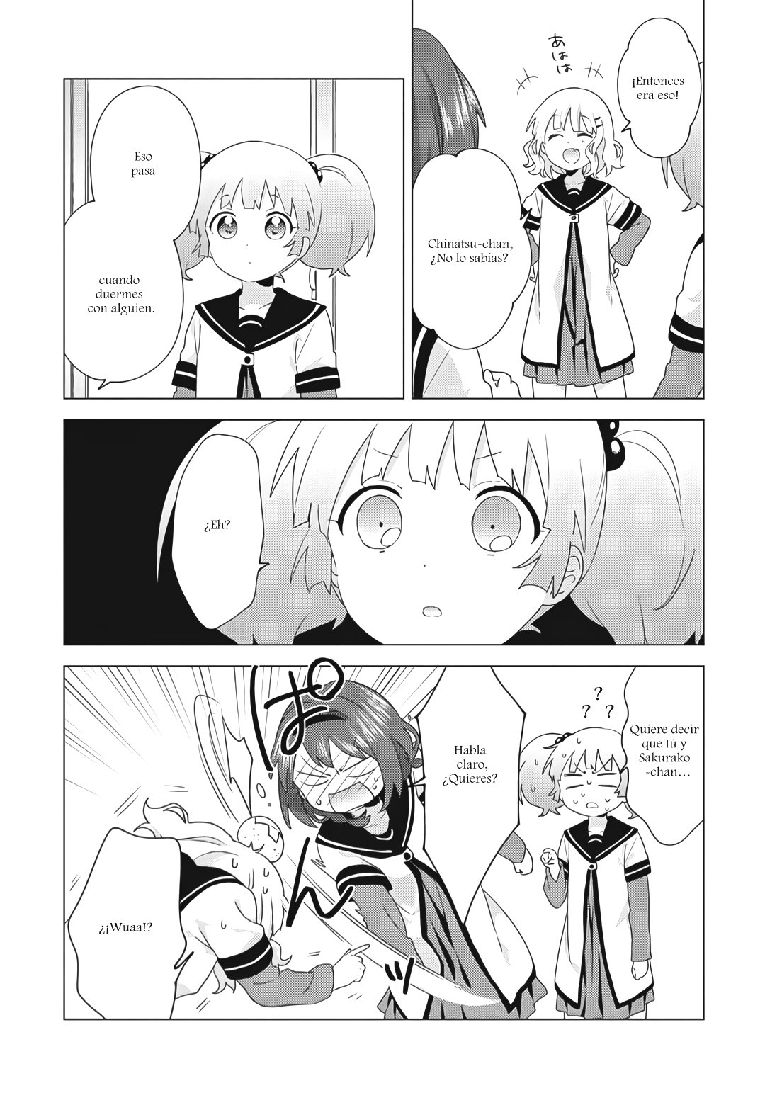 Yuru Yuri Capitulo 163: Es de buena educación mirar hacia otro lado página 12