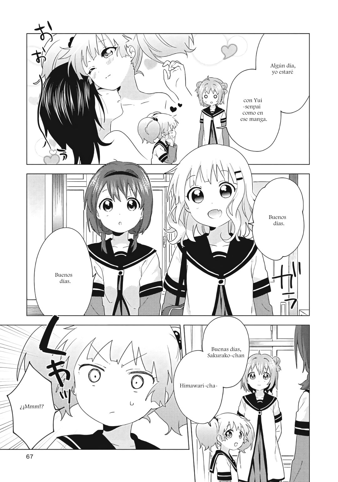 Yuru Yuri Capitulo 163: Es de buena educación mirar hacia otro lado página 3