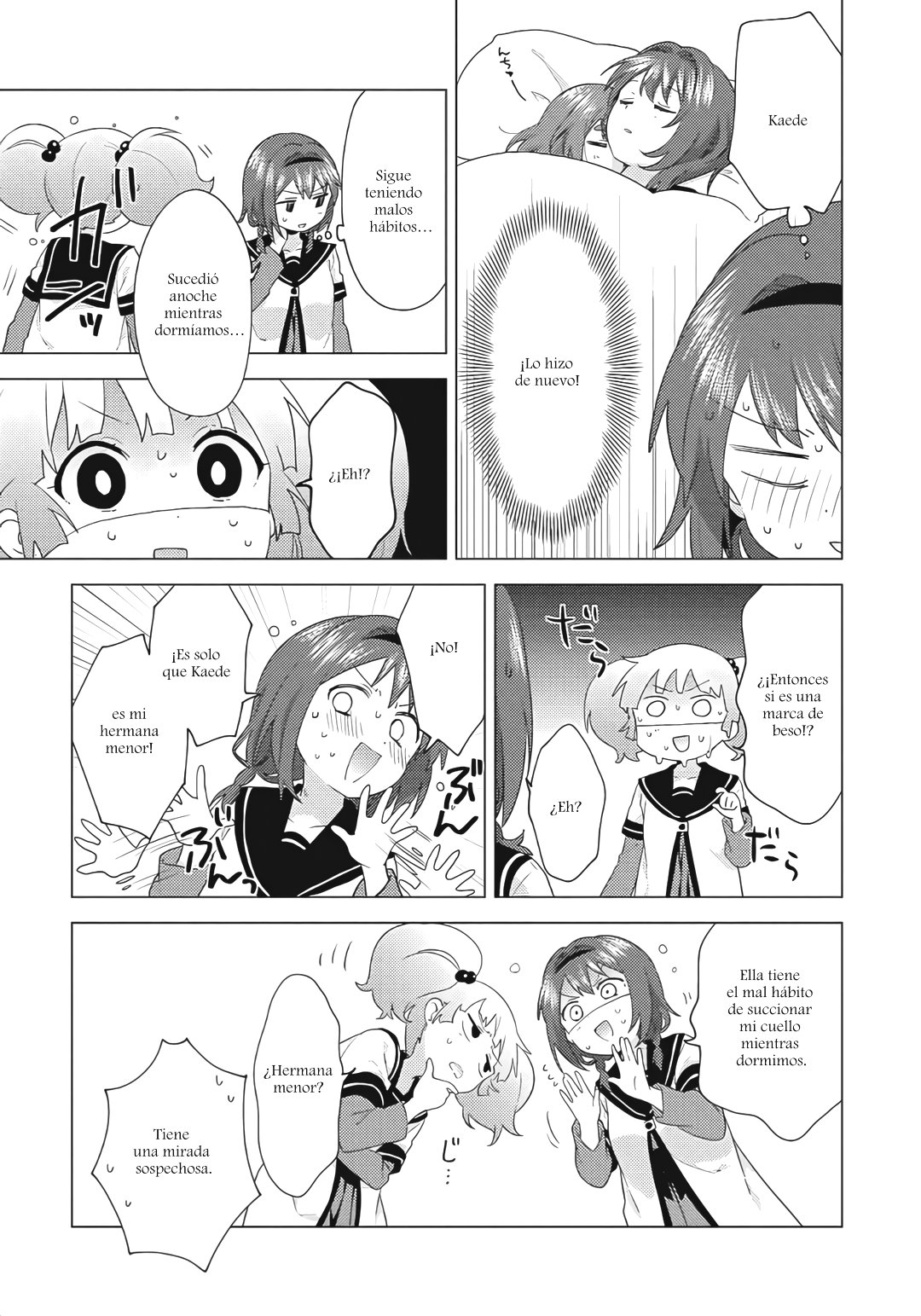 Yuru Yuri Capitulo 163: Es de buena educación mirar hacia otro lado página 7