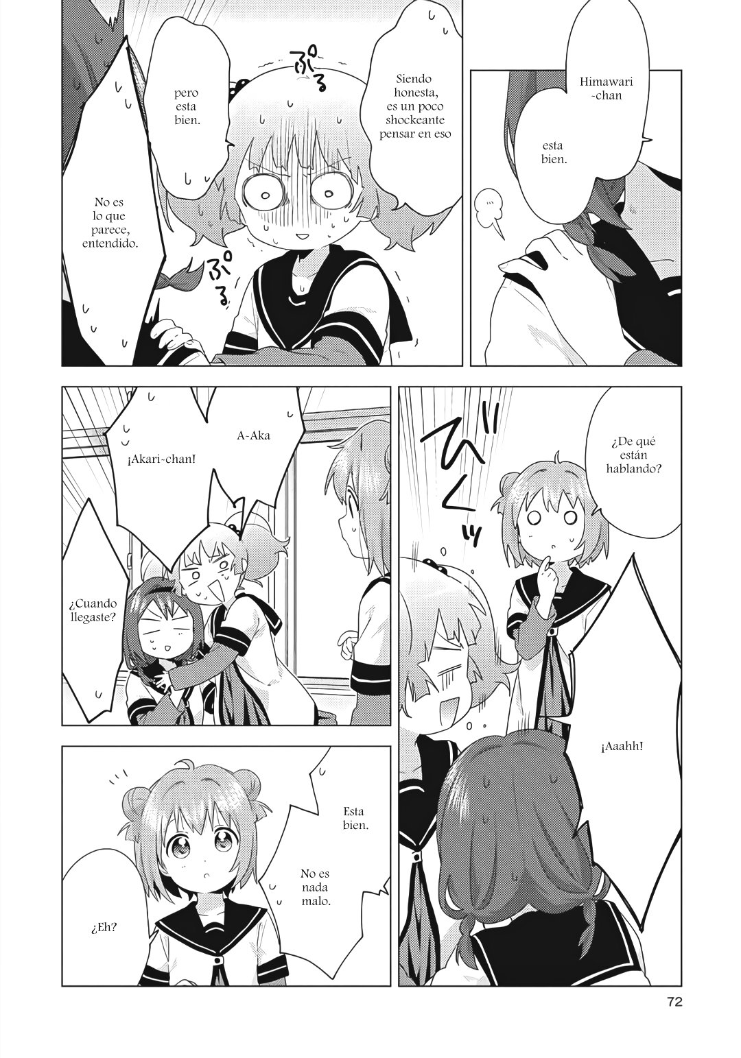 Yuru Yuri Capitulo 163: Es de buena educación mirar hacia otro lado página 8