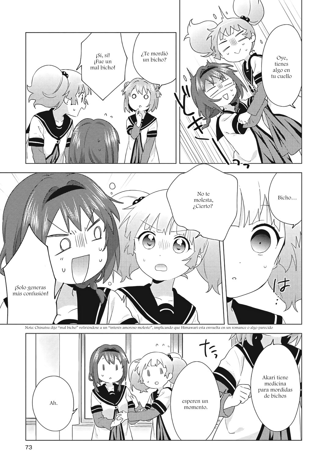 Yuru Yuri Capitulo 163: Es de buena educación mirar hacia otro lado página 9