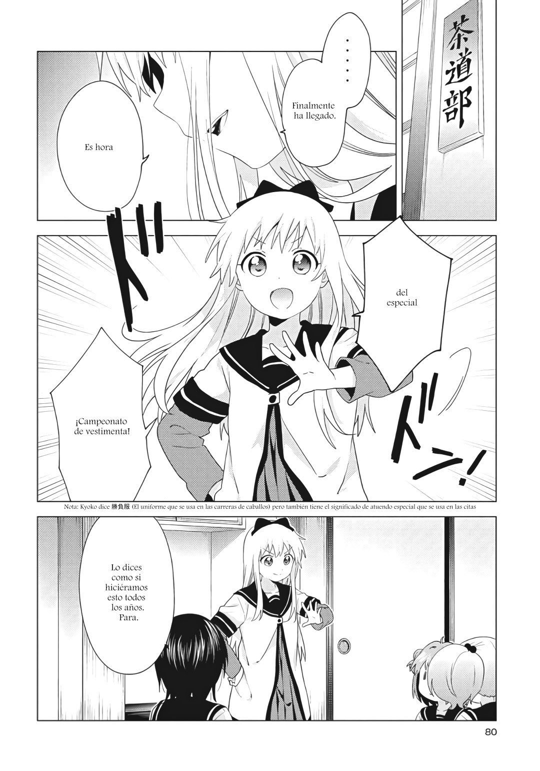 Yuru Yuri Capitulo 164: Vestirse para la ocasión página 2