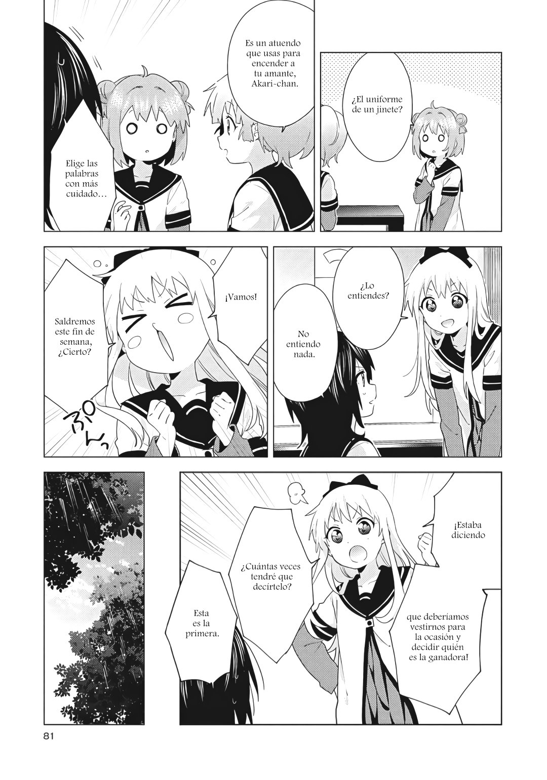Yuru Yuri Capitulo 164: Vestirse para la ocasión página 3