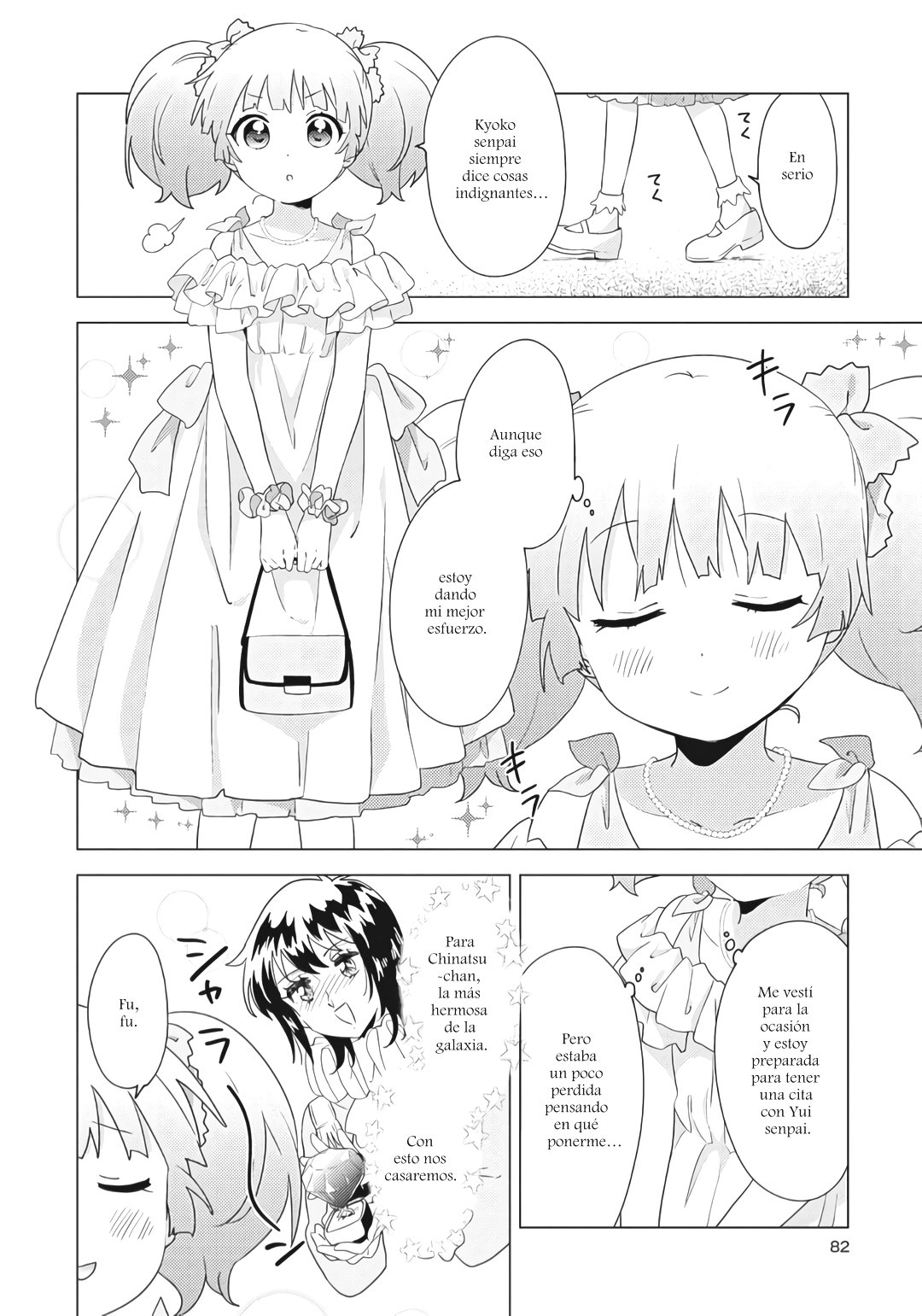 Yuru Yuri Capitulo 164: Vestirse para la ocasión página 4
