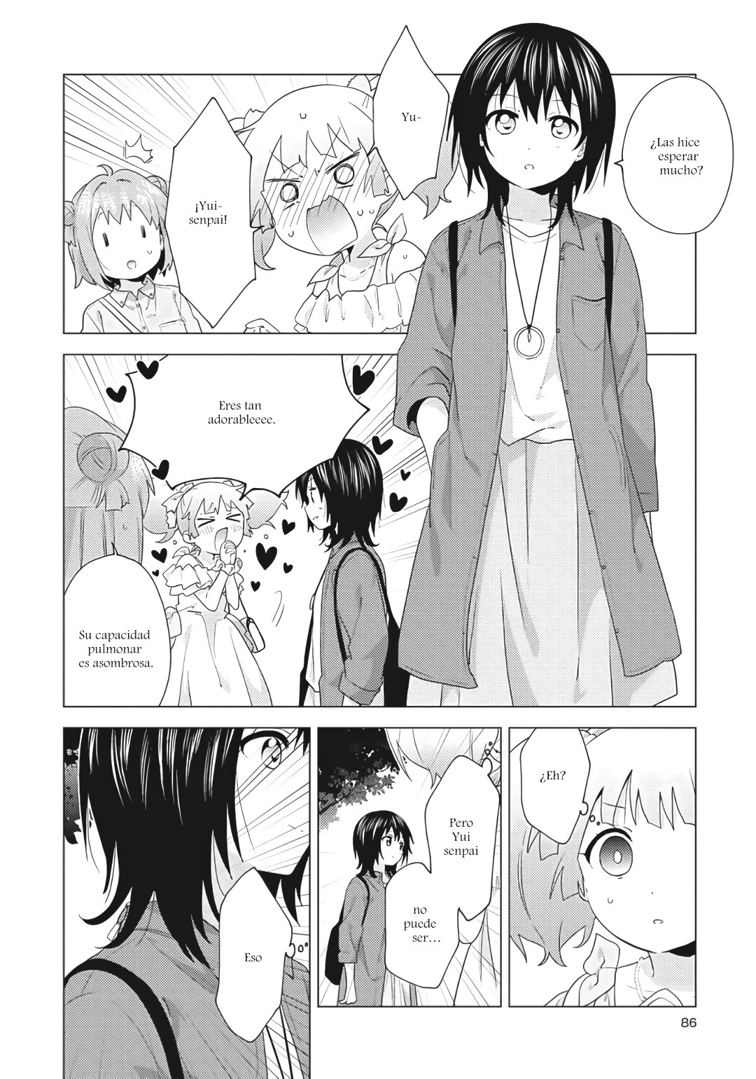 Yuru Yuri Capitulo 164: Vestirse para la ocasión página 8