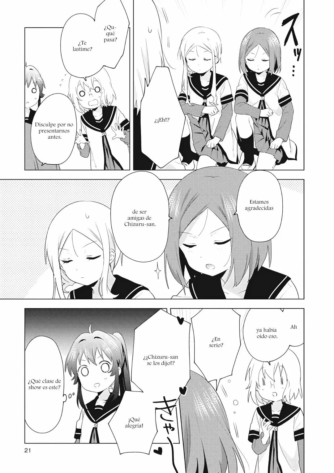 Yuru Yuri Capitulo 170: Rumor de las Groupies página 3